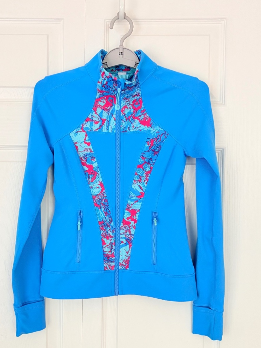 Ivivva Lululemon Perfect Your Practice Jacket Zip Up Turquoise Size 12